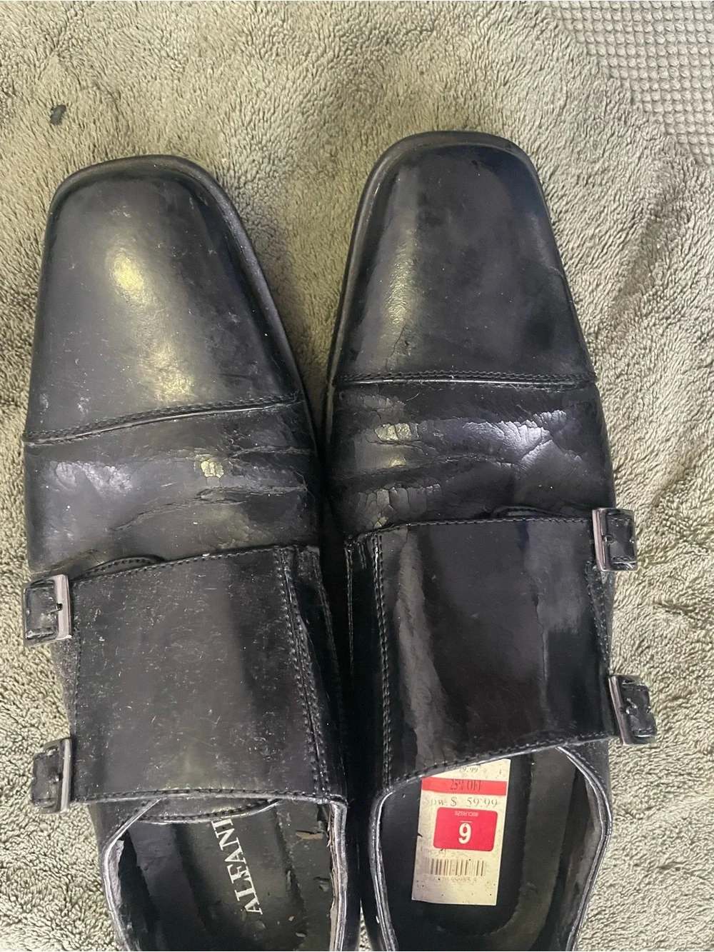 Alfani polished black